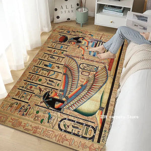 Ancient Egypt Print Hallway Carpet Nordic Style Home Doormat Bathroom-Toilet Mats Bedroom Modern Home Decor acacuss