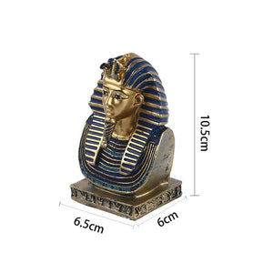 Ancient Egyptian Pharaoh Figurine Home Office Decor Collectible Artware acacuss