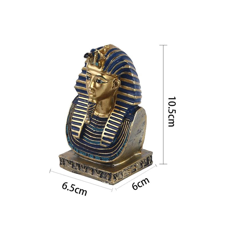Ancient Egyptian Pharaoh Figurine Home Office Decor Collectible Artware acacuss