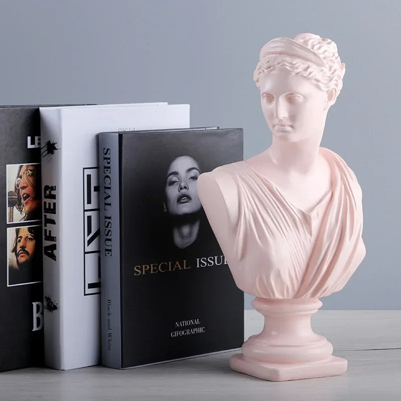 Ancient Greece European Resin David Venus Head Statuees Decoration Statues for decoration  Home acacuss