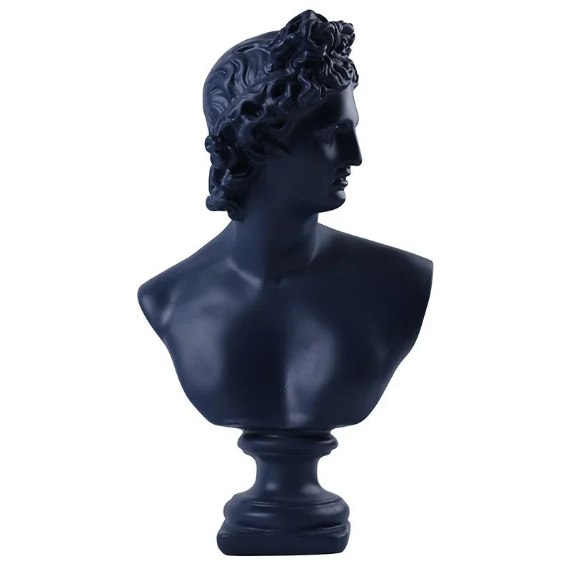 Ancient Greece European Resin David Venus Head Statuees Decoration Statues for decoration  Home acacuss