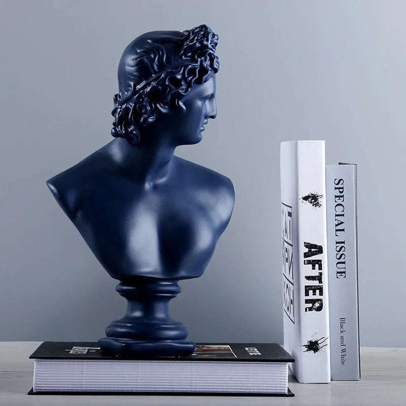 Ancient Greece European Resin David Venus Head Statuees Decoration Statues for decoration  Home acacuss