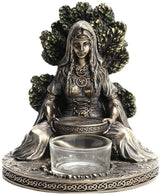 Ancient Rome Cernunnos Sitting Statue Sculpture Celtic God Candles Holder Mythology Goddess Desktop Home Decor Crafts Figurine acacuss