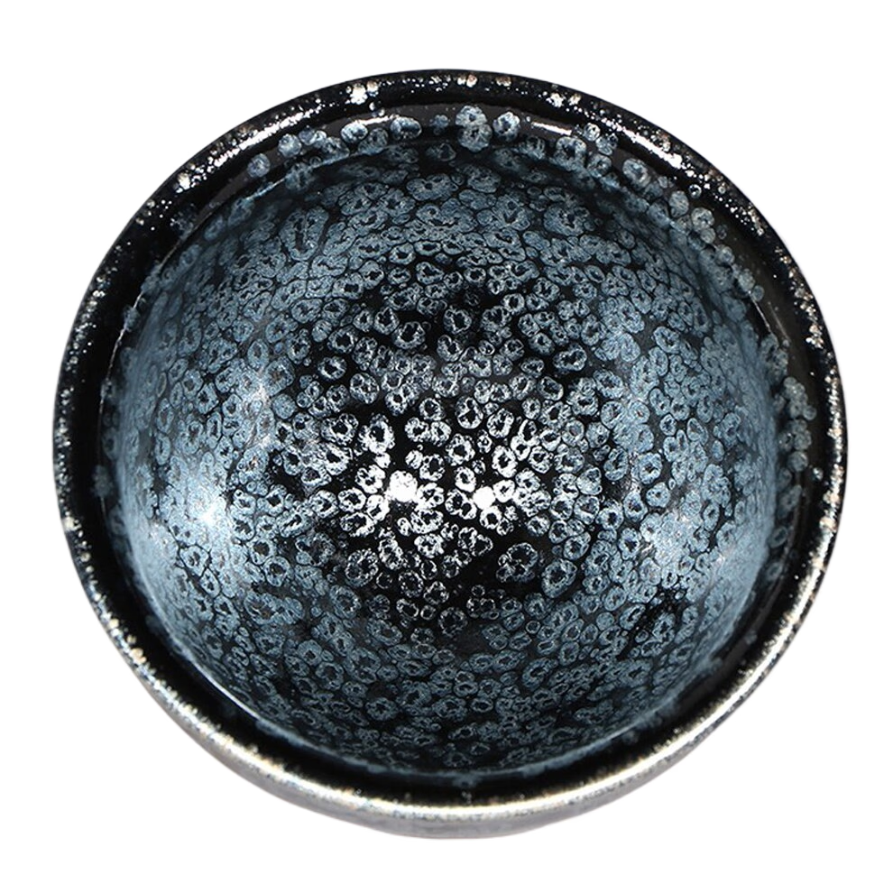 Ancient Style Tenmoku Teacups Skyeye Porcelain Cup Sets Ceramic for China Kung Fu Tea Drinkware Gift/JIANZHAN acacuss