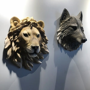 Animal Head Wall Decoration Statues Room Bedroom Home Wall Decor Scandinavian Style Decoration Jamaica Interior Decoration acacuss