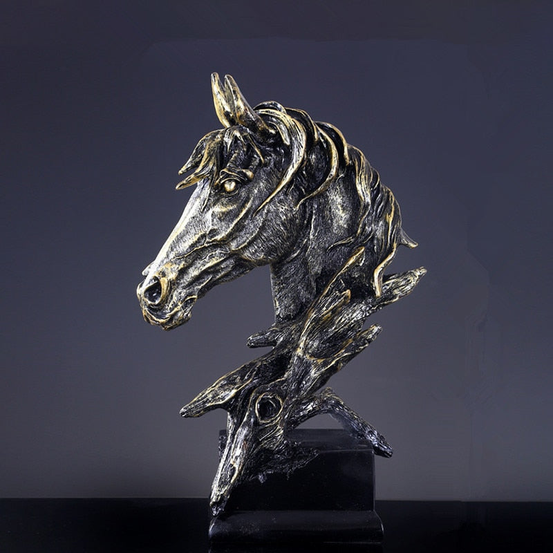Animal Sculpture Home Living Room Entrance Proch Decoration Furnishings European Modern Lion Eagle Horse Statue Crafts regal acacuss
