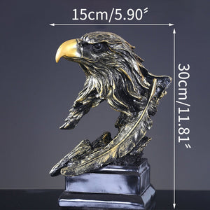Animal Sculpture Home Living Room Entrance Proch Decoration Furnishings European Modern Lion Eagle Horse Statue Crafts regal acacuss