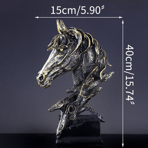 Animal Sculpture Home Living Room Entrance Proch Decoration Furnishings European Modern Lion Eagle Horse Statue Crafts regal acacuss