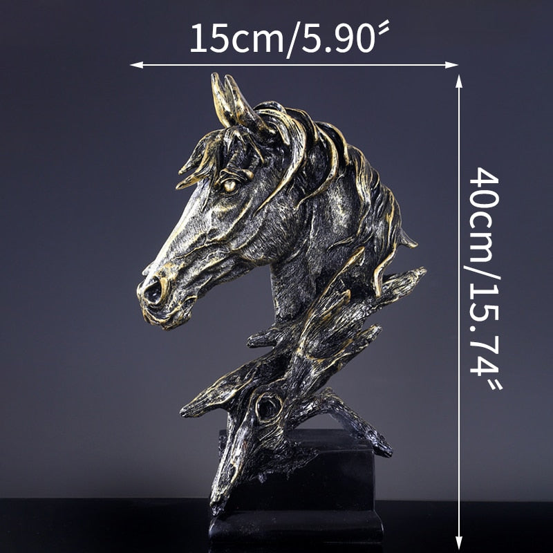 Animal Sculpture Home Living Room Entrance Proch Decoration Furnishings European Modern Lion Eagle Horse Statue Crafts regal acacuss