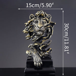 Animal Sculpture Home Living Room Entrance Proch Decoration Furnishings European Modern Lion Eagle Horse Statue Crafts regal acacuss
