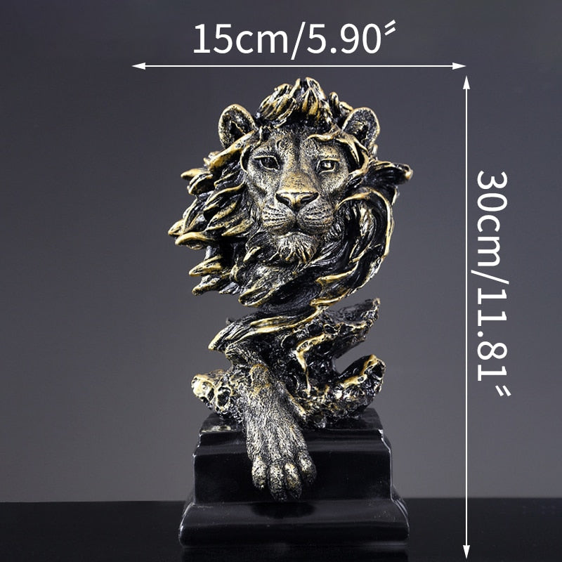 Animal Sculpture Home Living Room Entrance Proch Decoration Furnishings European Modern Lion Eagle Horse Statue Crafts regal acacuss