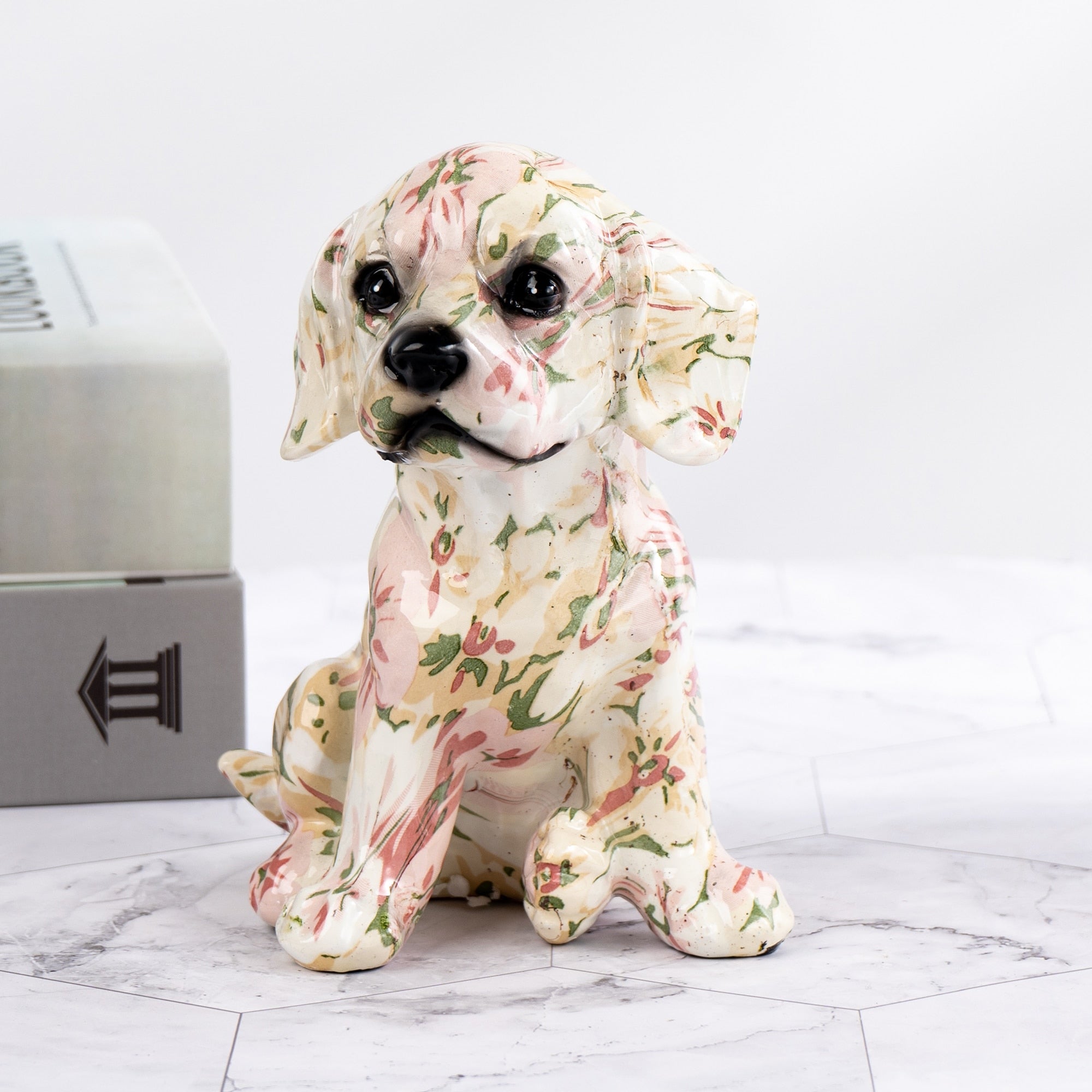 Art Graffiti  Creativity Modern Colorful Bigger Chihuahua Statue Wholesale Office Ornaments Printing Resin Dog Home Decor Crafts acacuss