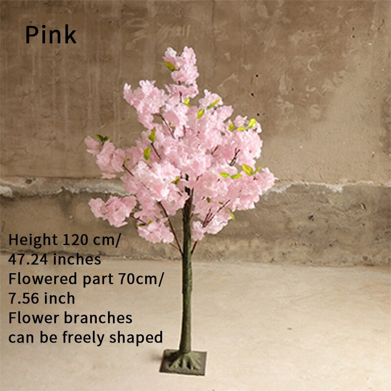 Artificial Cherry Blossom Tree Wedding Decoration Simulation Flower Mall Hotel Party Decoration Home Wishing Tree Decoration acacuss