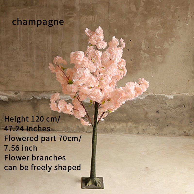 Artificial Cherry Blossom Tree Wedding Decoration Simulation Flower Mall Hotel Party Decoration Home Wishing Tree Decoration acacuss