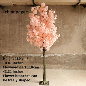 Artificial Cherry Blossom Tree Wedding Decoration Simulation Flower Mall Hotel Party Decoration Home Wishing Tree Decoration acacuss