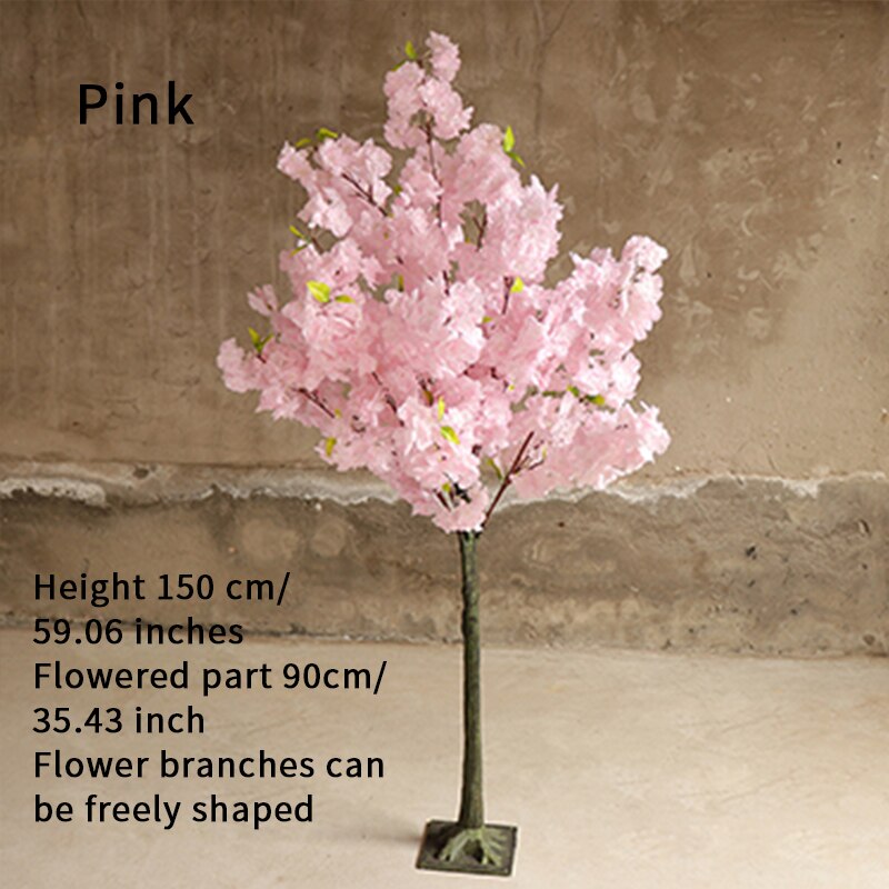 Artificial Cherry Blossom Tree Wedding Decoration Simulation Flower Mall Hotel Party Decoration Home Wishing Tree Decoration acacuss