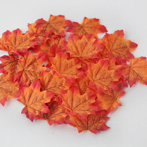 Artificial Maple Leaves Mini Pumpkin Pine Cones Acorns Thanksgiving Halloween Decoration Photography Props DIY Crafts acacuss