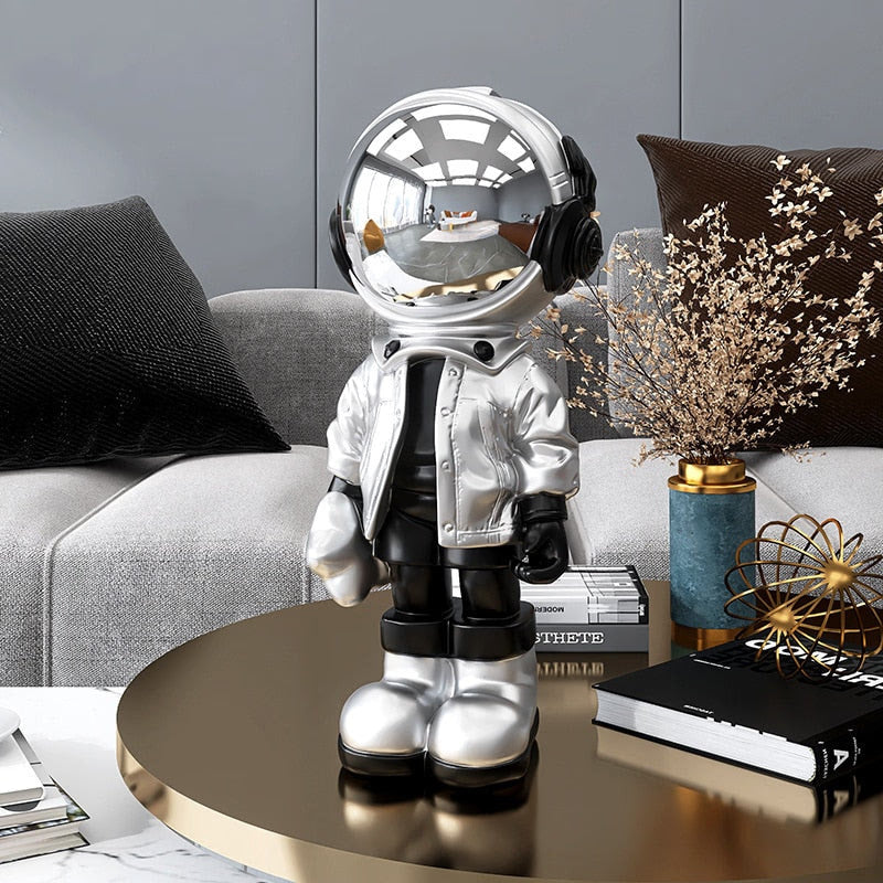 Astronaut Figure Toy Statues Astronaut Room Decoration Figurine Desktop Decor Sculpture Nordic Indoor Christmas Ornaments acacuss