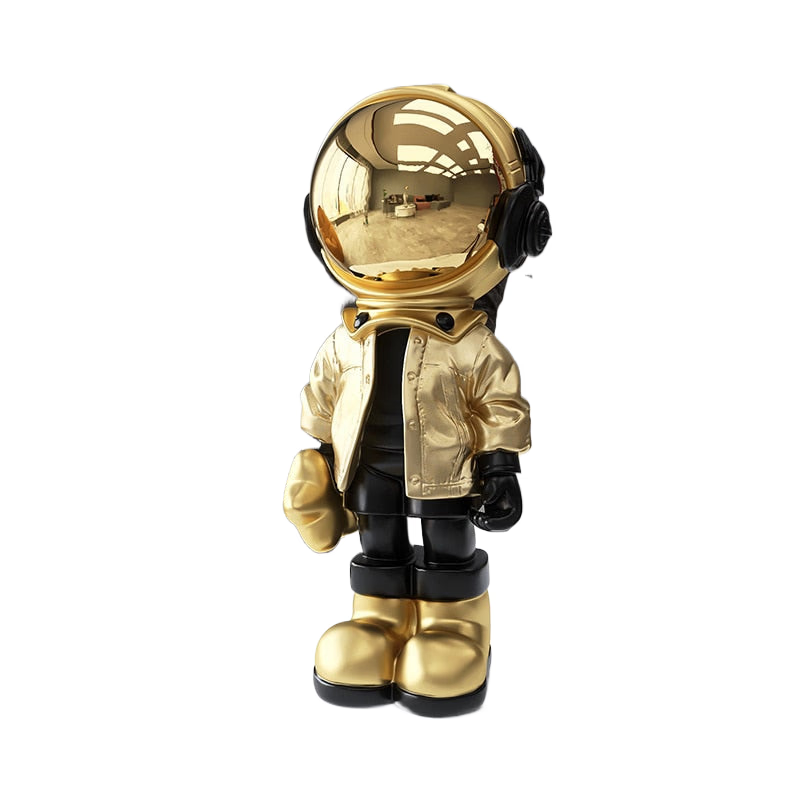 Astronaut Figure Toy Statues Astronaut Room Decoration Figurine Desktop Decor Sculpture Nordic Indoor Christmas Ornaments acacuss