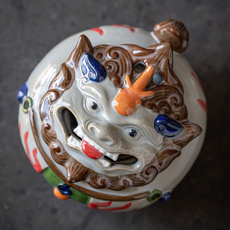Auspicious Animal Plate Incense Burner Ceramic Tea Table Agarwood Sandalwood Aromatherapy Stove Lucky Zen Censer Burner Ornament acacuss