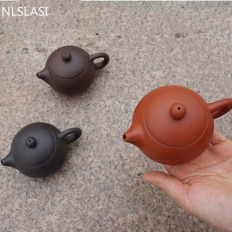 Authentic Yixing Tea Pot Purple Clay Xi Shi Teapot Ore Beauty Kettle Suit Puer Chinese Tea Set Etiquette Supplies acacuss