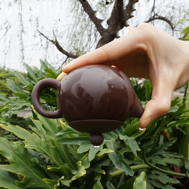 Authentic Yixing Tea Pot Purple Clay Xi Shi Teapot Ore Beauty Kettle Suit Puer Chinese Tea Set Etiquette Supplies acacuss
