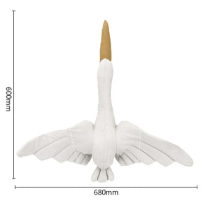 Baby Soothing Pillow Bedroom Nursery Room Decoration Creative Hanging Ornaments Plush Stuffed Doll Wall Hanging Swan acacuss