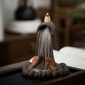 Backflow Incense Burner Mountain Smoke Waterfall  Cone Incense Censer Living Room Decoration Aromatherapy Fountain Censer acacuss