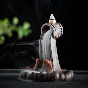 Backflow Incense Burner Mountain Smoke Waterfall  Cone Incense Censer Living Room Decoration Aromatherapy Fountain Censer acacuss