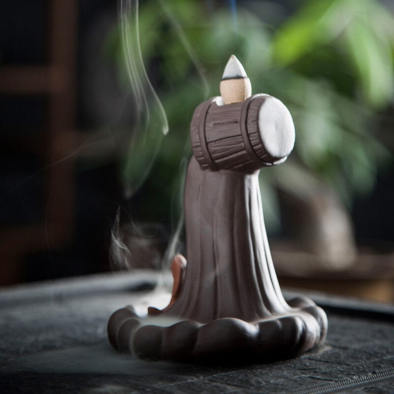 Backflow Incense Burner Mountain Smoke Waterfall  Cone Incense Censer Living Room Decoration Aromatherapy Fountain Censer acacuss