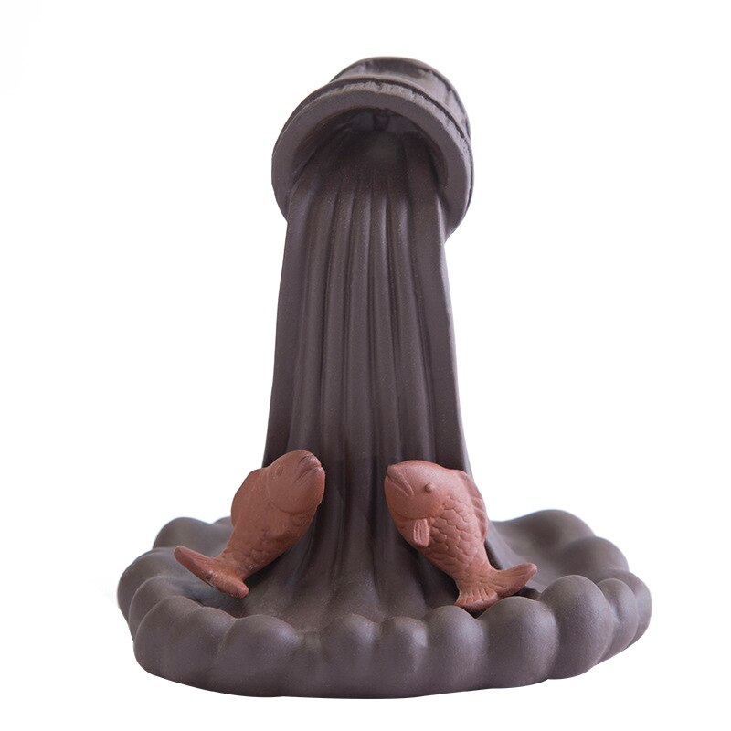 Backflow Incense Burner Mountain Smoke Waterfall  Cone Incense Censer Living Room Decoration Aromatherapy Fountain Censer acacuss