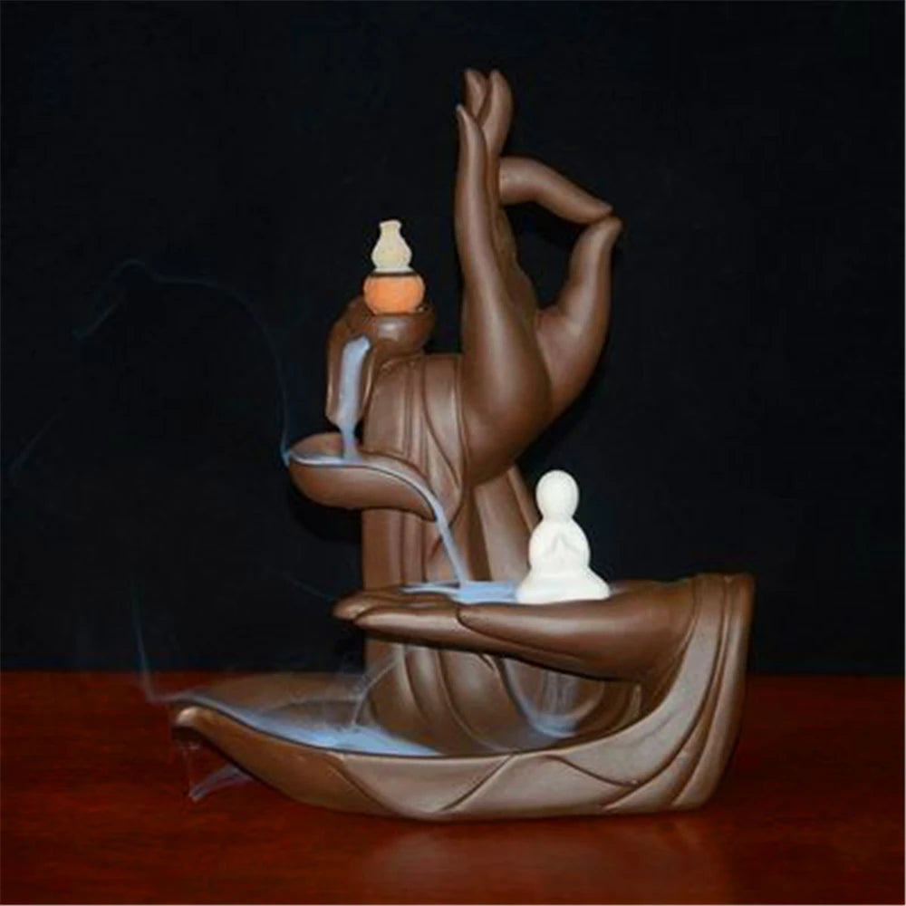 Backflow Incense Waterfall Burner acacuss
