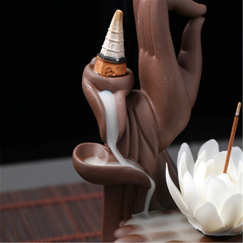 Backflow Incense Waterfall Burner acacuss