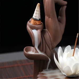 Backflow Incense Waterfall Burner acacuss