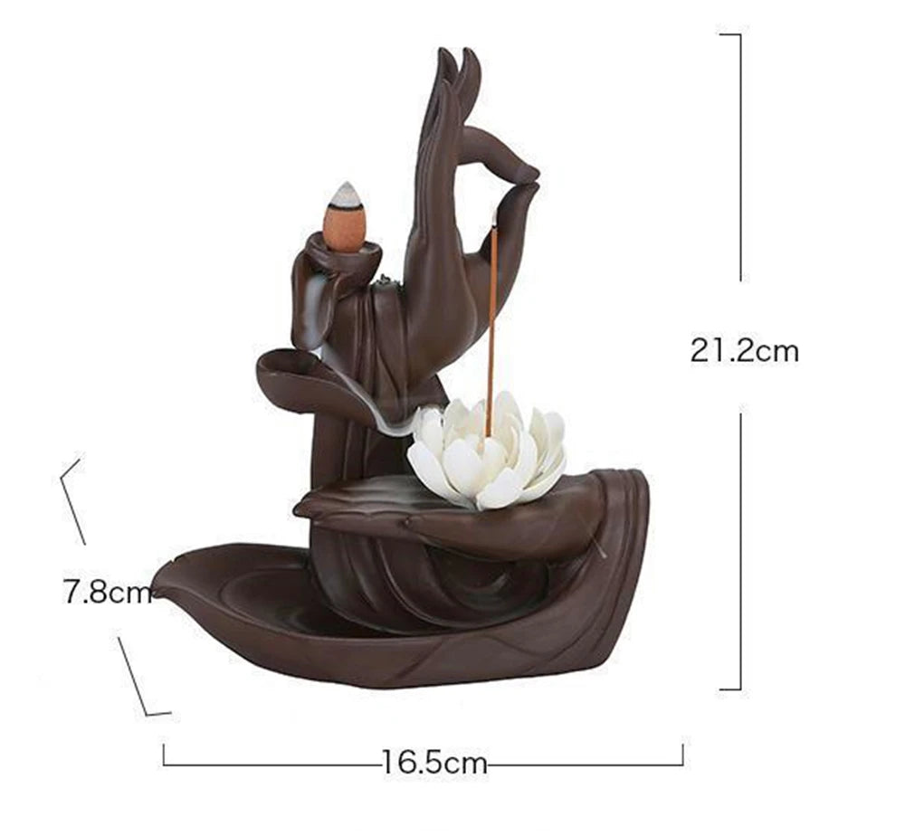 Backflow Incense Waterfall Burner acacuss