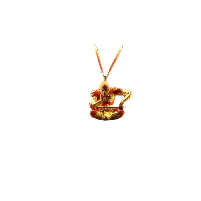 Backflow holder for incense sticks - Chinese Zen Monkey King acacuss