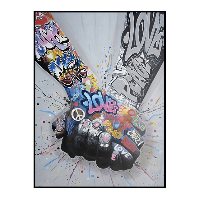 Balloon Dog Graffiti Canvas Painting Nordic Pop Style Decorative Poster Living Room Wall Art Prints Modern Home Decor Aesthetic acacuss