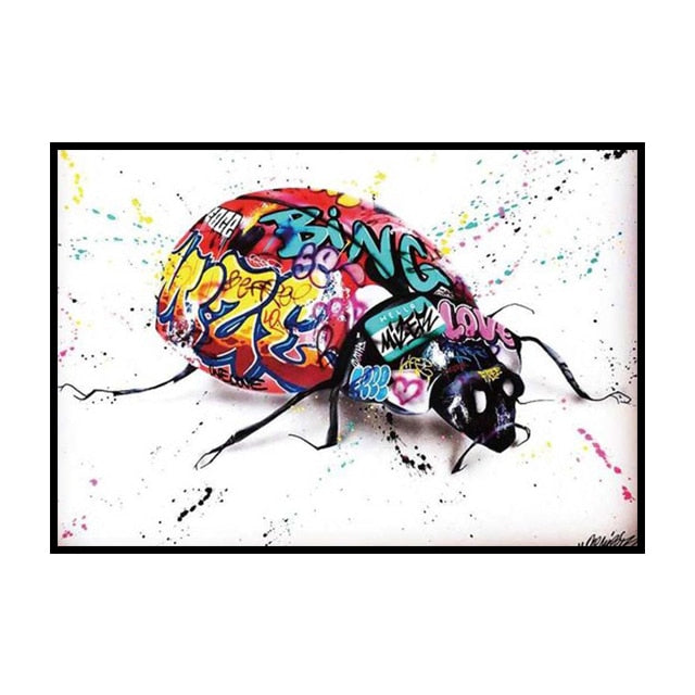 Balloon Dog Graffiti Canvas Painting Nordic Pop Style Decorative Poster Living Room Wall Art Prints Modern Home Decor Aesthetic acacuss