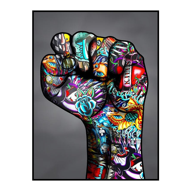 Balloon Dog Graffiti Canvas Painting Nordic Pop Style Decorative Poster Living Room Wall Art Prints Modern Home Decor Aesthetic acacuss