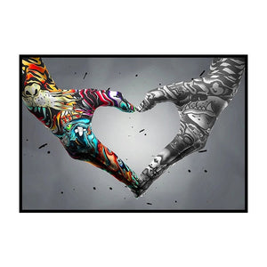 Balloon Dog Graffiti Canvas Painting Nordic Pop Style Decorative Poster Living Room Wall Art Prints Modern Home Decor Aesthetic acacuss