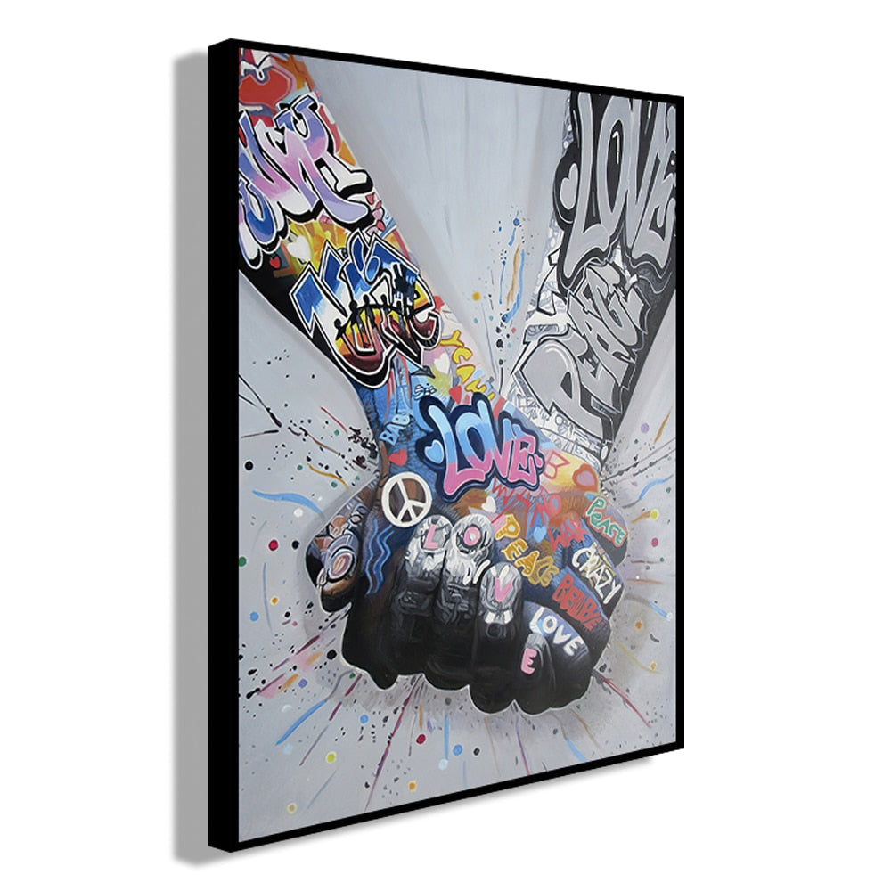 Balloon Dog Graffiti Canvas Painting Nordic Pop Style Decorative Poster Living Room Wall Art Prints Modern Home Decor Aesthetic acacuss