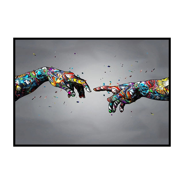 Balloon Dog Graffiti Canvas Painting Nordic Pop Style Decorative Poster Living Room Wall Art Prints Modern Home Decor Aesthetic acacuss