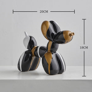 Balloon Dog Statue Resin Statue Sculpture Creative Animal Nordic Home Decoration Accessories for Living Room Animal Figures acacuss