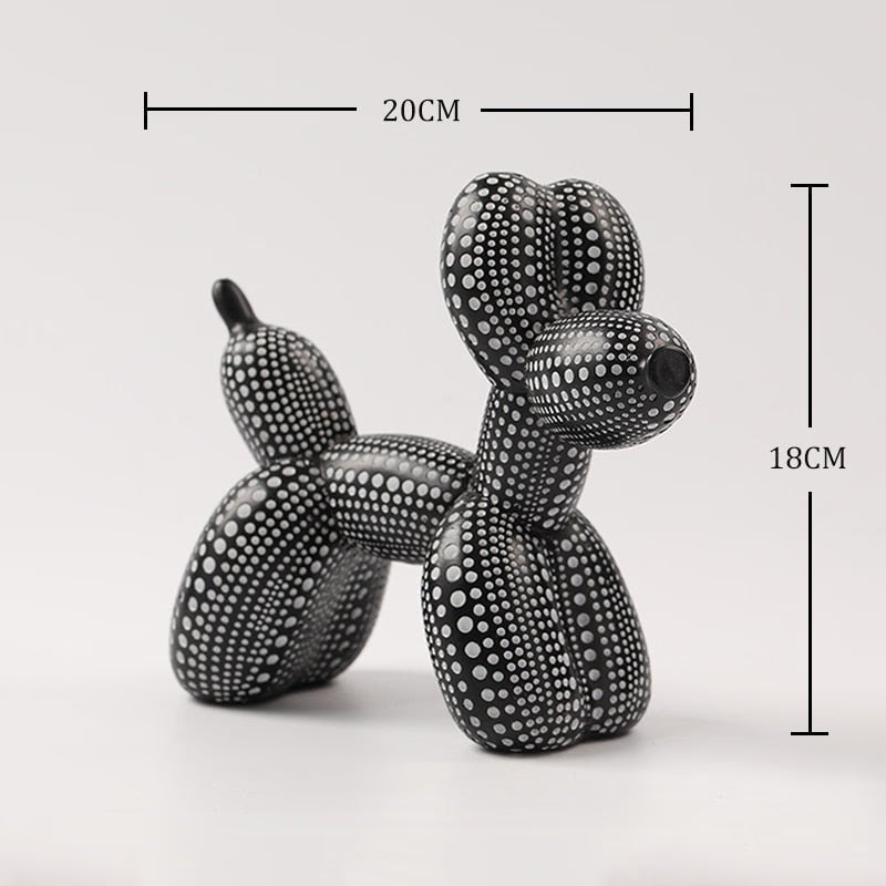 Balloon Dog Statue Resin Statue Sculpture Creative Animal Nordic Home Decoration Accessories for Living Room Animal Figures acacuss