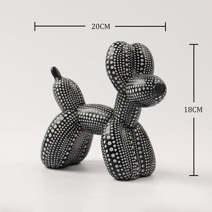 Balloon Dog Statue Resin Statue Sculpture Creative Animal Nordic Home Decoration Accessories for Living Room Animal Figures acacuss