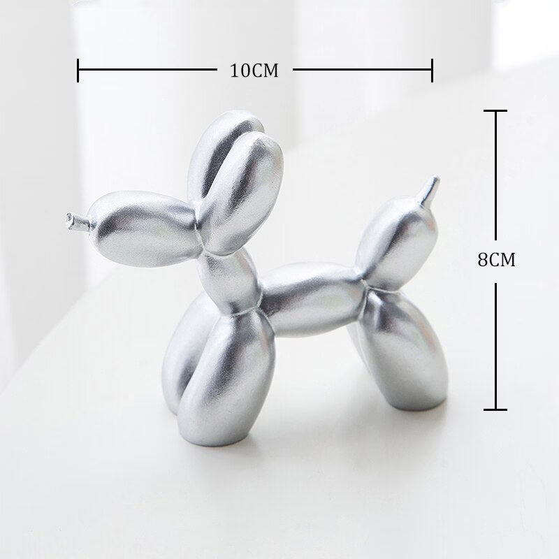 Balloon Dog Statue Resin Statue Sculpture Creative Animal Nordic Home Decoration Accessories for Living Room Animal Figures acacuss