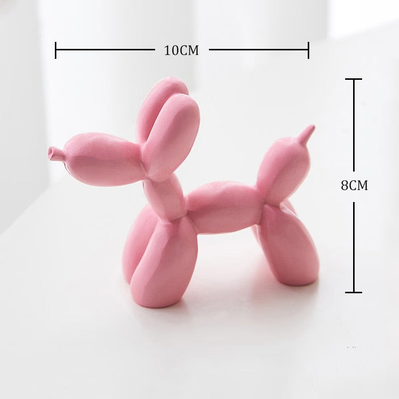 Balloon Dog Statue Resin Statue Sculpture Creative Animal Nordic Home Decoration Accessories for Living Room Animal Figures acacuss