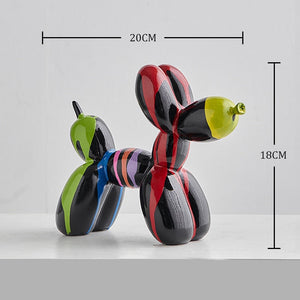 Balloon Dog Statue Resin Statue Sculpture Creative Animal Nordic Home Decoration Accessories for Living Room Animal Figures acacuss
