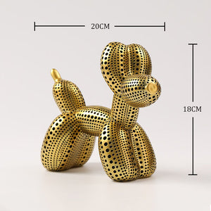 Balloon Dog Statue Resin Statue Sculpture Creative Animal Nordic Home Decoration Accessories for Living Room Animal Figures acacuss