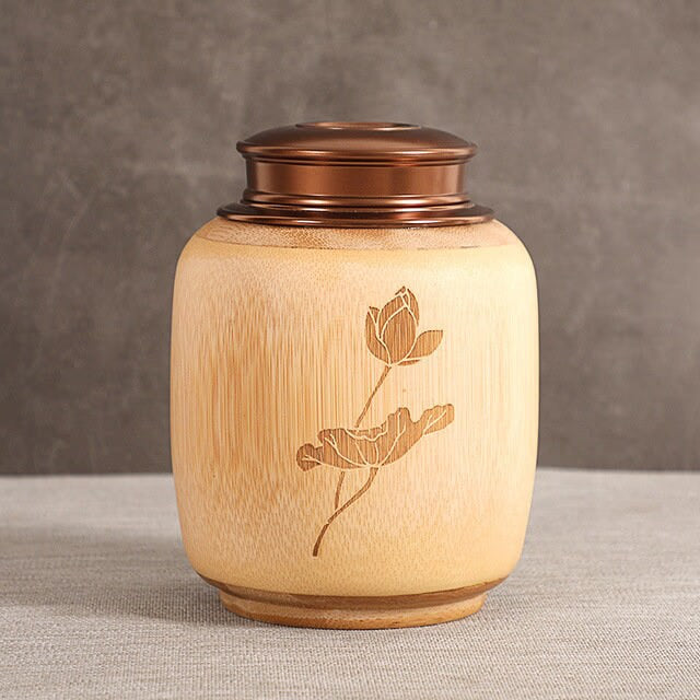 Bamboo Kitchen Vintage Storage cookie & Sugar jar acacuss